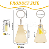 DIY Blank Keychain Making Kit DIY-PH0020-79B-2