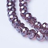 Electroplate Glass Beads Strands EGLA-A044-T2mm-A13-3
