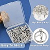 40Pcs 8 Styles Tibetan Style Alloy Pendants FIND-YW0006-87AS-3