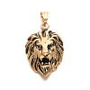 Lion Retro 304 Stainless Steel Pendants STAS-F011-38C-1