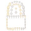304 Stainless Steel Charms STAS-SC0002-40-1