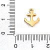Ion Plating(IP) 304 Stainless Steel Charms STAS-P379-10G-3