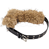 Imitation Leather Rabbit Hair Belt AJEW-WH20019-57A-1