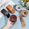 GOMAKERER 5Pcs 5 Colors PU Leather Chain Belts FIND-GO0001-57-3