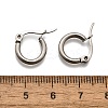 Tarnish Resistant 304 Stainless Steel Hoop Earrings EJEW-F105-36P-3