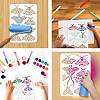 PET Hollow Out Drawing Painting Stencils DIY-WH0421-0036-4