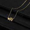 Alloy Letter Heart Pendant Necklaces for Women WGBB55E-19-1