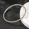 304 Stainless Steel Bangles for Women BJEW-C091-02C-GP-3
