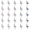 25Pcs 5 Colors Zinc Alloy Pendants FIND-WR0012-68-1