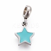 304 Stainless Steel Enamel Charms STAS-F259-059P-2