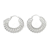 Brass Hoop Earring for Women EJEW-L288-001P-2