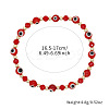 Glass Evil Eye Beaded Stretch Bracelets for Women Men VP6778-1-2