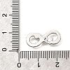 Tibetan Style Alloy Love Infinity Linking Rings PALLOY-D291-22AS-3