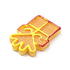 Christmas Opaque Resin & Plastic Imitation Biscuits Decoden Cabochons RESI-K019-54D-3