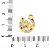 304 Stainless Steel Enamel Pendants X-STAS-B085-33G-3