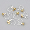 Plastic Clip-on Earring Findings X-KY-S155-03B-1