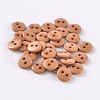 2-Hole Flat Round Resin Sewing Buttons for Costume Design BUTT-E119-24L-09-1
