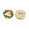 Christmas Theme Rack Plating Alloy Pendants FIND-M020-04G-04-2