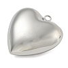 Heart Brass Pendants X-KK-N254-98P-2