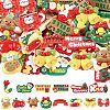 60cs 2 Styles Christmas Opaque Resin Decoden Cabochons RESI-SP0001-02A-1