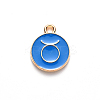 Alloy Enamel Pendants X-ENAM-S124-01A-02C-2