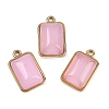 Natural Rose Quartz Pendants X-STAS-K291-04G-01-1