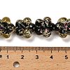 Handmade Dichroic Foil Glass Beads Strands DICH-U001-04A-4