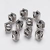 Ion Plating(IP) 304 Stainless Steel European Beads STAS-J022-051AS-2