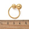 304 Stainless Steel Round Cuff Rings for Women RJEW-A063-01E-G-3