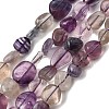Natural Purple Fluorite Beads Strands LS-G-D321-A02-2