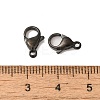 Ion Plating(IP) Polished 304 Stainless Steel Lobster Claw Clasps STAS-R072-07A-B-3