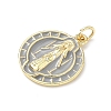 Brass Enamel Pendants LS-KK-H255-05G-01-2