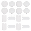 20Pcs 2 Style 304 Stainless Steel Pendants STAS-DC0002-70-1