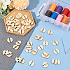 60Pcs Removable Wooden Pom Poms Buttons TOOL-AN0001-01-7