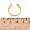 304 Stainless Steel Cuff Rings for Women RJEW-F175-03G-02-3