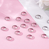 30Pcs Flat Round 201 Stainless Steel Spacer Beads STAS-LP0001-99-3