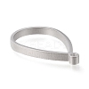 Non-Tarnish 304 Stainless Steel Open Back Bezel Polishing Pendants LS-STAS-K208-14-2