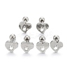 Tarnish Resistant 201 Stainless Steel Barbell Cartilage Earrings EJEW-R147-36-2