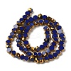 Electroplate Glass Beads Strands EGLA-P061-01A-05-2