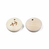 Laser Out Wood Pendants WOOD-S053-51D-3