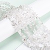 Natural Quartz Crystal Beads Strands G-F703-03-4