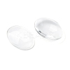 Transparent Oval Glass Cabochons GGLA-R022-35x25-3