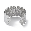 304 Stainless Steel Cuff Bangles for Women BJEW-Z078-17P-3