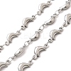 304 Stainless Steel Moon Link Chains CHS-C016-11P-1