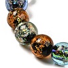 Handmade Dichroic Foil Glass Beads Strands DICH-U001-05J-3