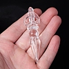 Natural Quartz Crystal Carved Vajra Figurines for Home Desktop Decoration PW-WG96012-02-1