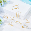 DICOSMETIC 30Pcs 3 Style Rack Plating Brass Earring Hooks KK-DC0002-04-5