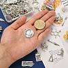 100Pcs 10 Styles Tibetan Style Alloy Pendants TIBEP-CJ0001-92-4