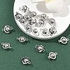 SHEGRACE Brass Round Links XGR0126P-122P-4