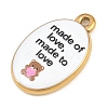 Printed 304 Stainless Steel Pendants LS-SA-CBA7467-04G-01-2